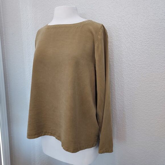 Lisa Bayne Olive Green Long Sleeve Size S - Picture 5 of 12